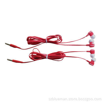 Wired earphones with 3.5 mm plug used for MP3/mobile phones/computers